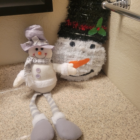 Snowman décor times 2 - Picture 1 of 2